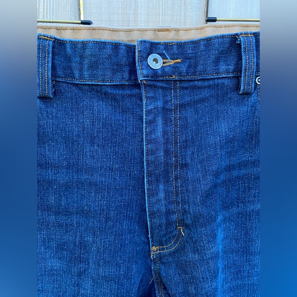 Duluth Men's Flex Ballroom Stretch Relaxed Fit Jeans Size 42x30 Dark Sto… - Picture 1 of 7